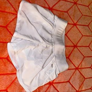 White athletic shorts